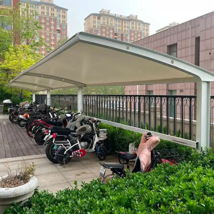 唐河县膜结构电动车棚